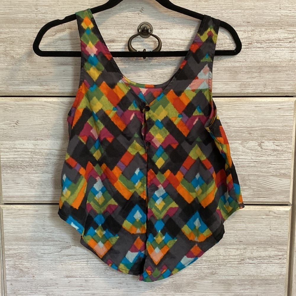 Poetry, Multi-Color, Sleeveless Crop, Size M, Lightweight - Picture 2 of 5